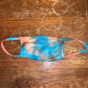 Cotton Orange and Blue Mask